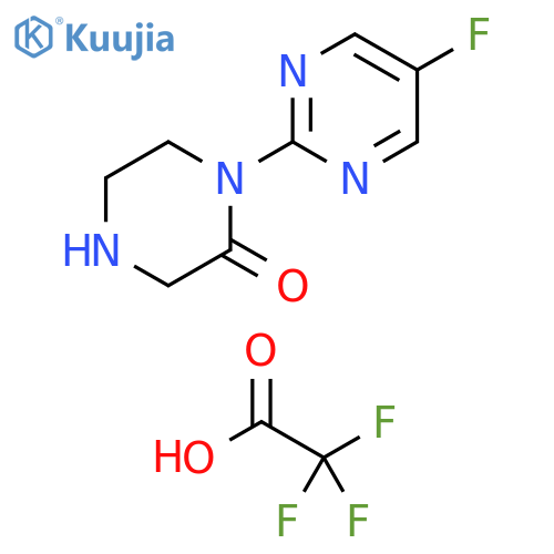 1-(5-Fluoropyrimidin-2-yl)piperazin-2-one; Trifluoroacetic Acid structure