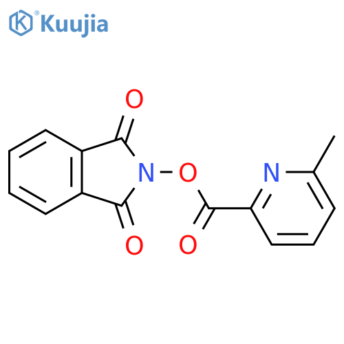 1,3-dioxo-2,3-dihydro-1H-isoindol-2-yl 6-methylpyridine-2-carboxylate structure