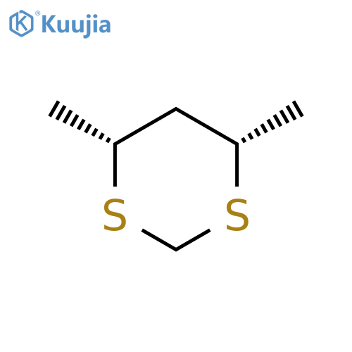 1,3-Dithiane, 4,6-dimethyl-, (4R,6S)-rel- structure