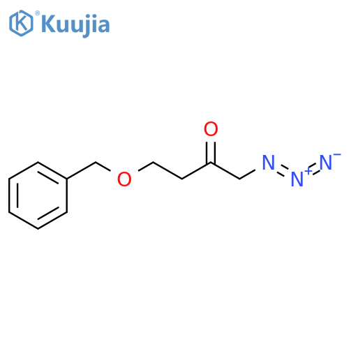 1-Azido-4-(phenylmethoxy)-2-butanone structure