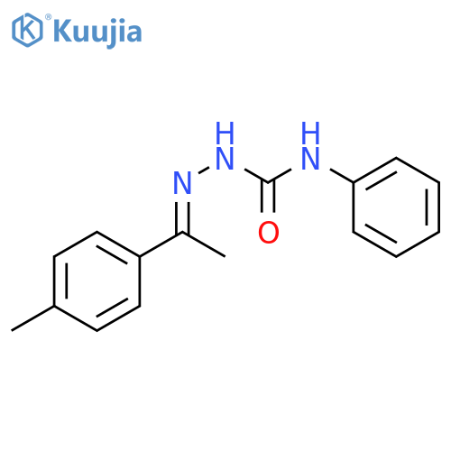 1-[(e)-1-(4-methylphenyl)ethylideneamino]-3-phenylurea structure