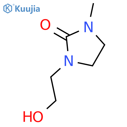 2-Imidazolidinone, 1-(2-hydroxyethyl)-3-methyl- structure