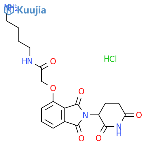 Thalidomide-O-amido-C4-NH2 hydrochloride structure