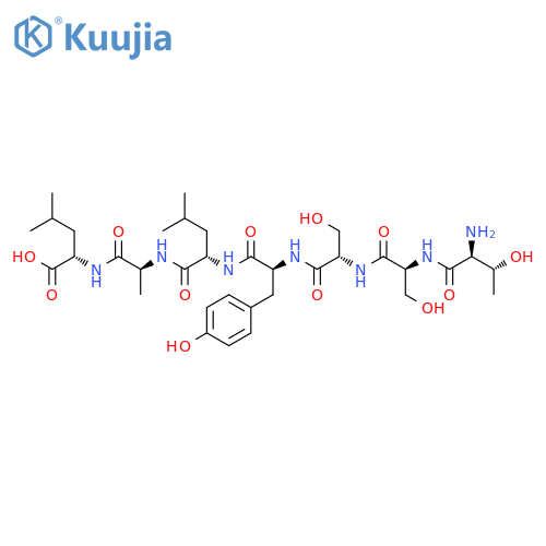 L-Leucine, L-threonyl-L-seryl-L-seryl-L-tyrosyl-L-leucyl-L-alanyl- structure