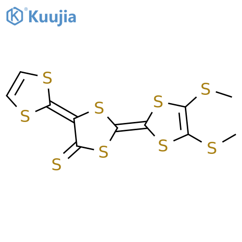 1,3-Dithiolane-4-thione,2-[4,5-bis(methylthio)-1,3-dithiol-2-ylidene]-5-(1,3-dithiol-2-ylidene)- structure