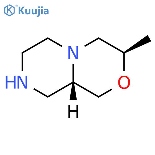 Pyrazino[2,1-c][1,4]oxazine, octahydro-3-methyl-, (3R,9aS)- structure