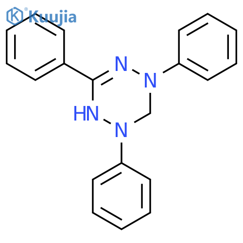 1,2,4,5-Tetrazine,1,2,5,6-tetrahydro-1,3,5-triphenyl- structure