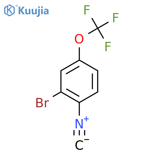 2-Bromo-1-isocyano-4-(trifluoromethoxy)benzene structure