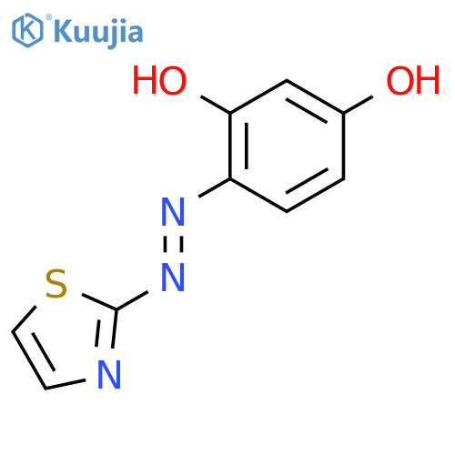 4-(2-Thiazolylazo)resorcinol structure