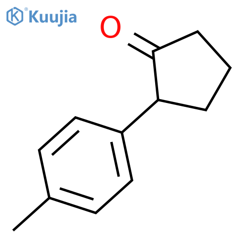 2-(4-methylphenyl)cyclopentan-1-one structure
