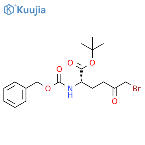 6-Bromo-5-oxo-N-(phenylmethoxy)carbonyl-L-norleucine 1,1-Dimethylethyl Ester structure