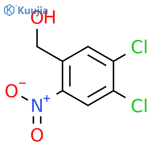 Benzenemethanol, 4,5-dichloro-2-nitro- structure