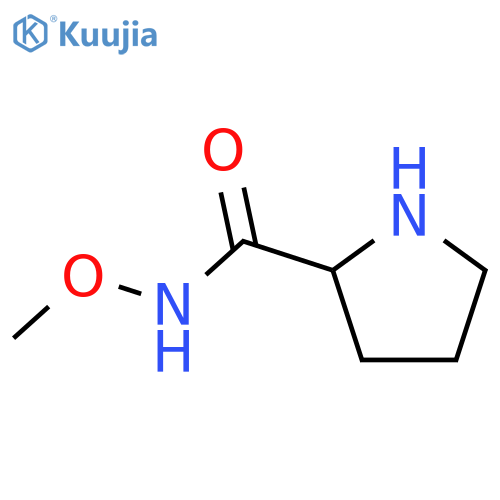 2-Pyrrolidinecarboxamide,N-methoxy-, (2S)- structure