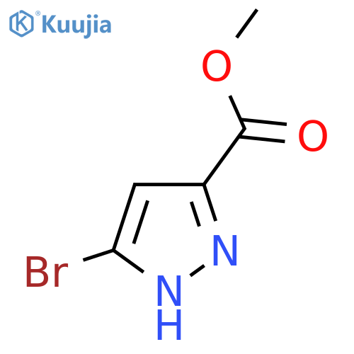 Methyl 3-bromo-1H-pyrazole-5-carboxylate structure