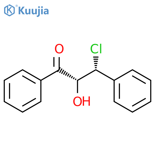 1-Propanone, 3-chloro-2-hydroxy-1,3-diphenyl-, (R*,R*)- structure