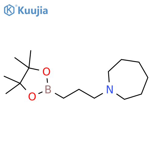 1-[3-(4,4,5,5-tetramethyl-1,3,2-dioxaborolan-2-yl)pr
opyl]azepane structure