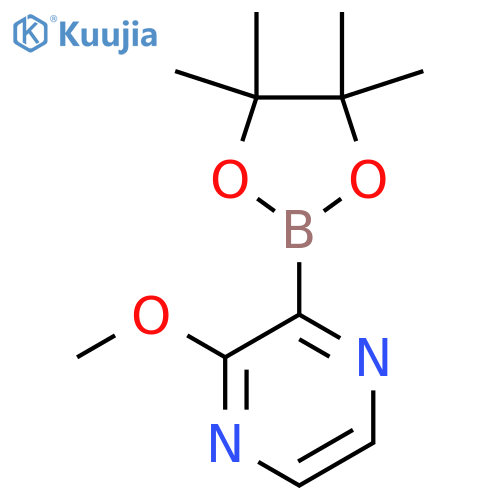 2-methoxy-3-(tetramethyl-1,3,2-dioxaborolan-2-yl)pyrazine structure