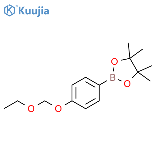 2-(4-(Ethoxymethoxy)phenyl)-4,4,5,5-tetramethyl-1,3,2-dioxaborolane structure