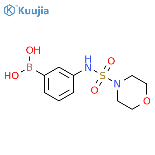 Boronic acid, B-[3-[(4-morpholinylsulfonyl)amino]phenyl]- structure