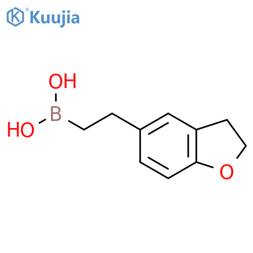(2-(2,3-Dihydrobenzofuran-5-yl)ethyl)boronic acid structure