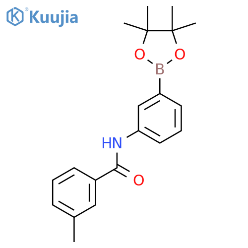 3-Methyl-N-(3-(4,4,5,5-tetramethyl-1,3,2-dioxaborolan-2-yl)phenyl)benzamide structure