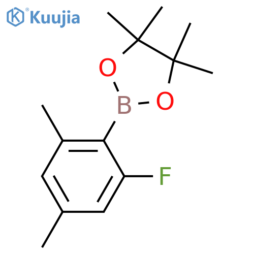 2-(2-fluoro-4,6-dimethylphenyl)-4,4,5,5-tetramethyl-1,3,2-dioxaborolane structure