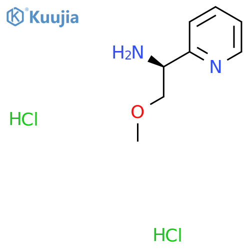 (1S)-2-methoxy-1-(pyridin-2-yl)ethan-1-amine dihydrochloride structure