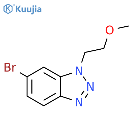 1H-Benzotriazole, 6-bromo-1-(2-methoxyethyl)- structure
