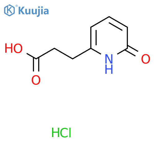 3-(6-Oxo-1H-pyridin-2-yl)propanoic acid;hydrochloride structure
