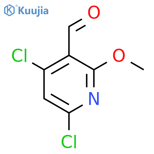 4,6-Dichloro-2-methoxynicotinaldehyde structure