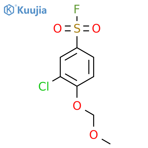 3-Chloro-4-(methoxymethoxy)benzene-1-sulfonyl fluoride structure