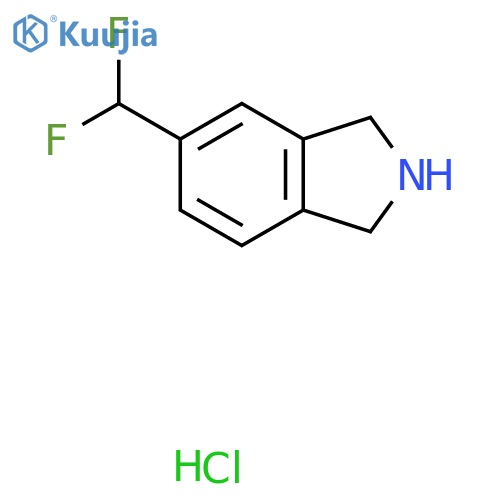 5-(Difluoromethyl)isoindoline hydrochloride structure