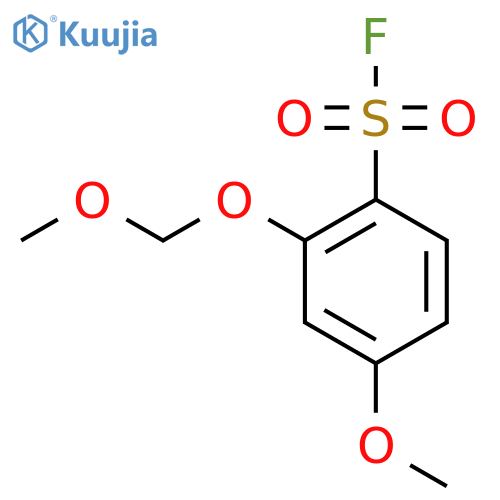 4-Methoxy-2-(methoxymethoxy)benzene-1-sulfonyl fluoride structure