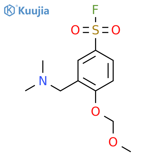 3-[(Dimethylamino)methyl]-4-(methoxymethoxy)benzene-1-sulfonyl fluoride structure