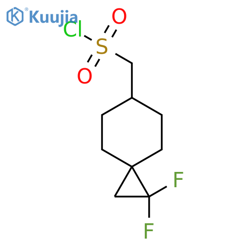 (2,2-Difluorospiro[2.5]octan-6-yl)methanesulfonyl chloride structure