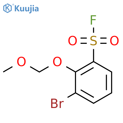 3-Bromo-2-(methoxymethoxy)benzene-1-sulfonyl fluoride structure