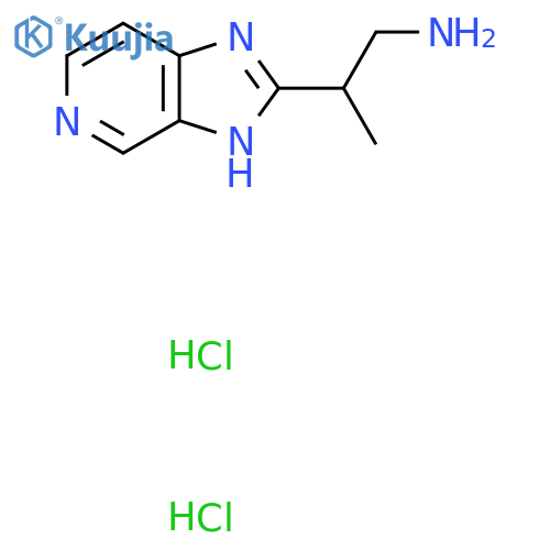 2-{3H-imidazo[4,5-c]pyridin-2-yl}propan-1-amine dihydrochloride structure