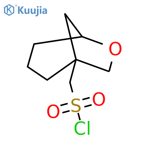 6-Oxabicyclo[3.2.1]octan-1-ylmethanesulfonyl chloride structure