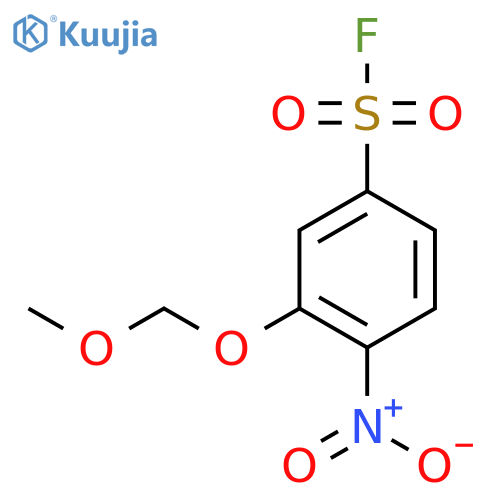 3-(Methoxymethoxy)-4-nitrobenzene-1-sulfonyl fluoride structure