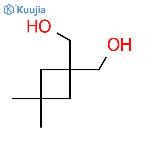 1-(hydroxymethyl)-3,3-dimethylcyclobutylmethanol structure