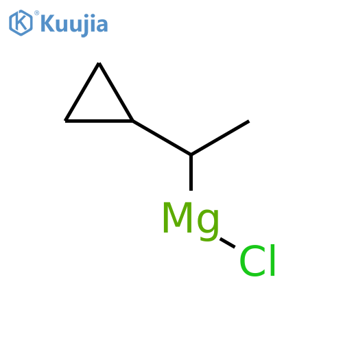 Magnesium, chloro(1-cyclopropylethyl)- structure
