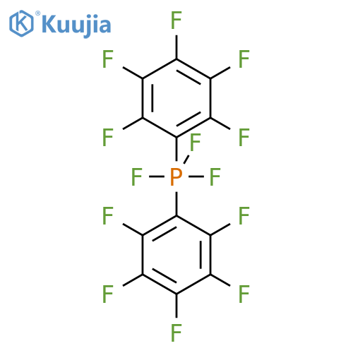 Phosphorane, trifluorobis(pentafluorophenyl)- structure
