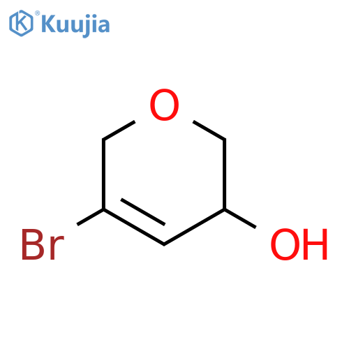 5-Bromo-3,6-dihydro-2H-pyran-3-ol structure