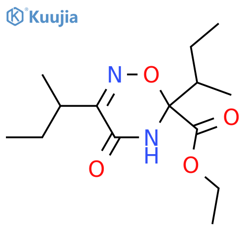 5,6-Dihydro-3,6-bis(1-methylpropyl)-4-oxo-4H-1,2,5-oxadiazine-6-carboxylic acid; (1'S,1''S,6R)-form, Et ester structure