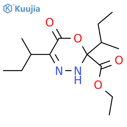 3,6-Dihydro-2,5-bis(1-methylpropyl)-6-oxo-2H-1,3,4-oxadiazine-2-carboxylic acid; (1'S,1''S,2S)-form, Et ester structure