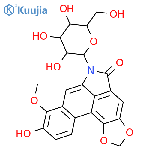 1,2,7,8-Tetrahydroxydibenz[cd,f]indol-4(5H)-one; 1,2-Methylene, 7-Me ether, N-β-D-glucopyranosyl structure