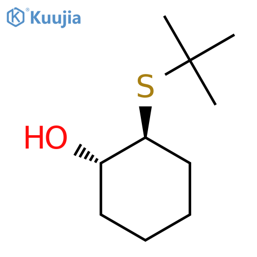(1S,2S)-2-(Tert-butylsulfanyl)cyclohexan-1-ol structure