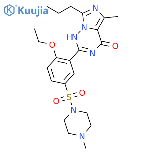 2-(2-Ethoxy-5-((4-methylpiperazin-1-yl)sulfonyl)phenyl)-5-methyl-7-propylimidazo5,1 1-f1,2,4triazin-4(1H)-one structure