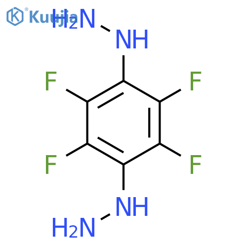 (2,3,5,6-tetrafluoro-4-hydrazinylphenyl)hydrazine structure