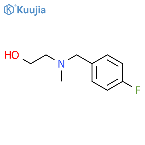 2-((4-Fluorobenzyl)(methyl)amino)ethanol structure